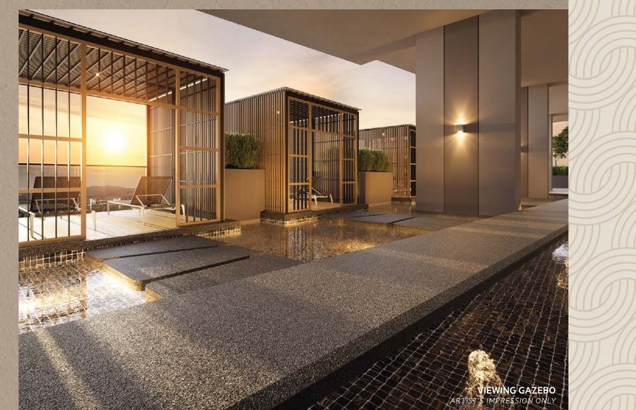 OAKA Residences viewing gazebo