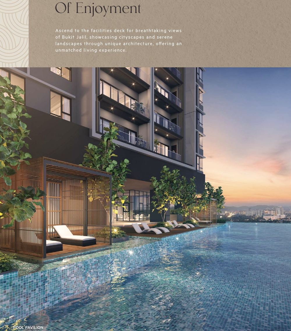 OAKA Residences pool pavilion