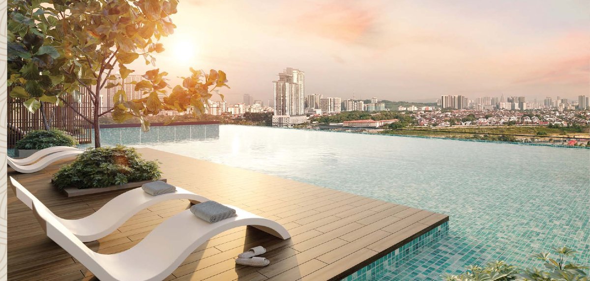OAKA Residences infinity pool